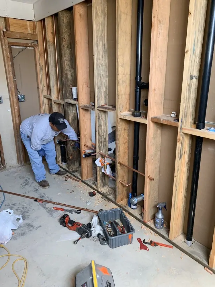 Commercial rough-in plumbing for Water Heater Replacement in Porters Mill